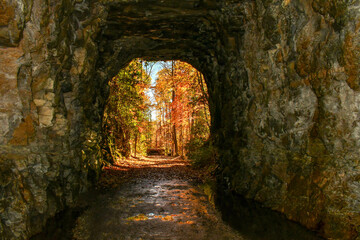 Stumphouse Mountain Tunnel in Oconee County, South Carolina