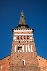 Fototapeta na wymiar Sweden, Vastmanland, Vasteras, Vasteras domkyrka cathedral, 12th century (Editorial Use Only)