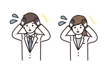 薬剤師 医師 男性 女性 パニック