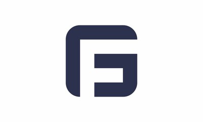 Fototapeta premium Letter FG / GF
