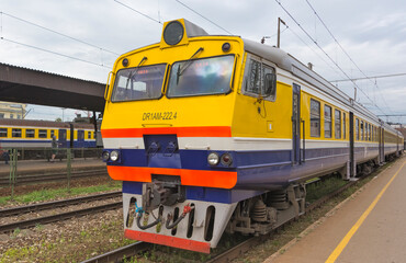 Fototapeta premium Riga train station, Riga, Latvia