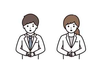 薬剤師 医師 男性 女性 謝罪 挨拶