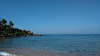 Waves on the beach, Kovalam beach, Thiruvananthapuram, Kerala, seascape view