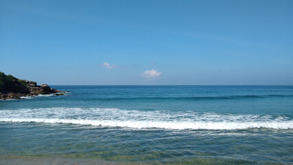 Waves on the beach, Kovalam beach, Thiruvananthapuram, Kerala, seascape view