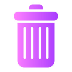 delete gradient icon