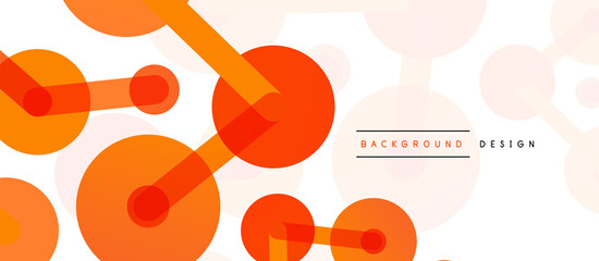 Network concept abstract background. Dots connection. Big data idea. Business template for wallpaper, banner, background or landing