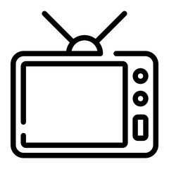 television line icon