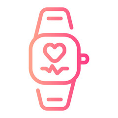 smartwatch gradient icon