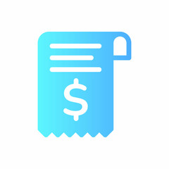 payment bill icon vector
