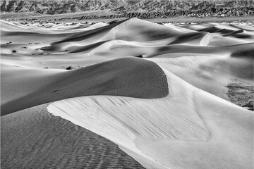 Mesquite Dunes, Death Valley National Park, California.