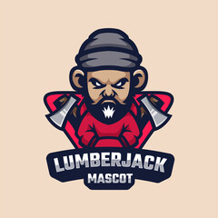 Illustration vector graphic of Lumberjack, good for logo design and profession 