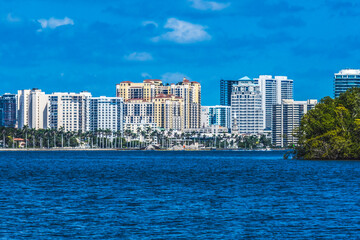Fototapeta premium Downtown buildings, West Palm Beach, Florida