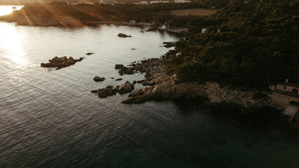 el mar desde el aire