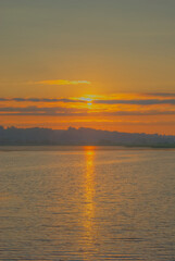 Obraz premium sunset over the sea