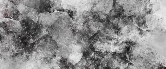 Black and white powder explosion on white background, Colorful Colored cloud , abstract  Black and white watercolor splash stroke background