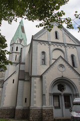 Obraz premium Formerly Queen Louise Memorial Church or Luisenkirche, Kaliningrad, Russia.