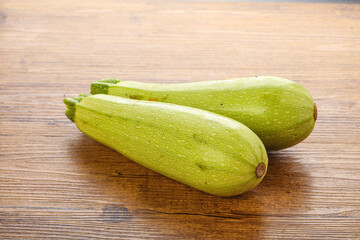 Two Young zucchini for cooking