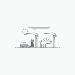 industrial city modern logo designs inspiration