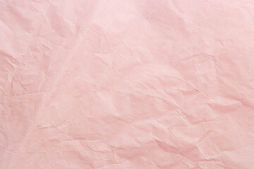 Fototapeta premium Wrinkled Powder Pink Paper Background