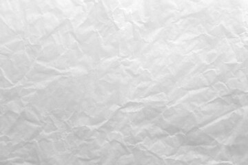 Wrinkled White Paper Background With Lots Of Texture