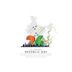 26 January-Happy Republic Day of India celebration.