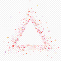 Heart love vector Valentine Pink amour symbols.