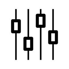 data_bar chart glyph icon