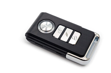 Compact remote control and anti-theft alarm for motorcycle or bicycle.