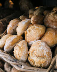Artisan bread rolls
