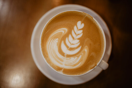 latte art, coffee painting