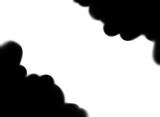 モノクロ　壁紙　ぼかし　水彩　インク