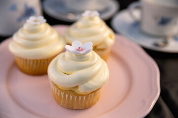 Delicious muffins, cookies and cakes