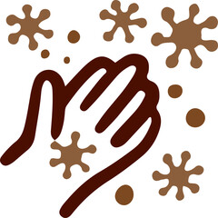 covid corona virus icon