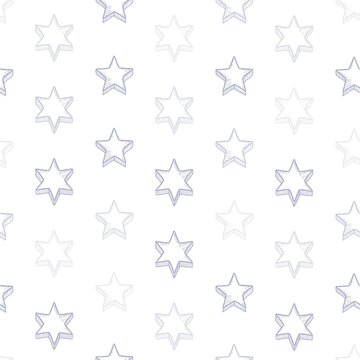 Christmas star seamless vector