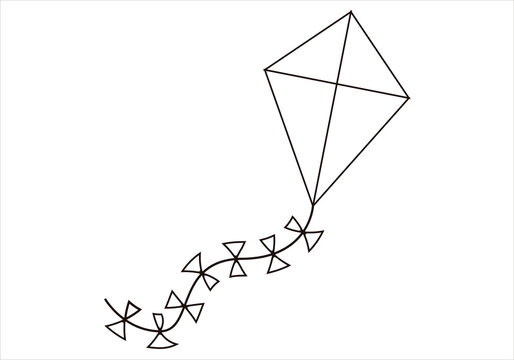 Icono negro de cometa en fondo blanco.