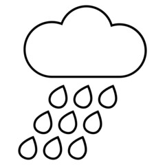 sustainability_rain line icon