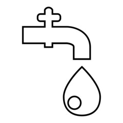 sustainability_water saving line icon