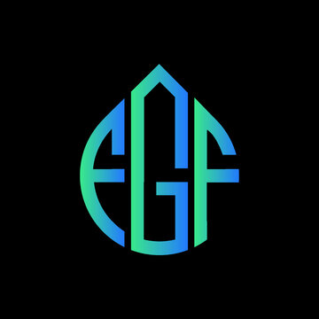 FGF letter logo design on black background. 
FGF circle letter logo design with ellipse shape.
FGF creative initials letter logo concept.FGF logo vector. 