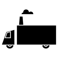 sustainable energy_truck glyph icon