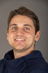 Obraz premium Handsome man studio portrait