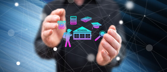 Concept of back to school