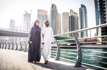 Arabian couple portrait