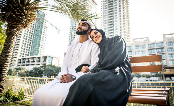 Arabian couple portrait