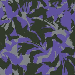 Floral Brush strokes Seamless Pattern Background