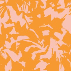 Floral Brush strokes Seamless Pattern Background