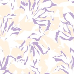 Floral Brush strokes Seamless Pattern Background