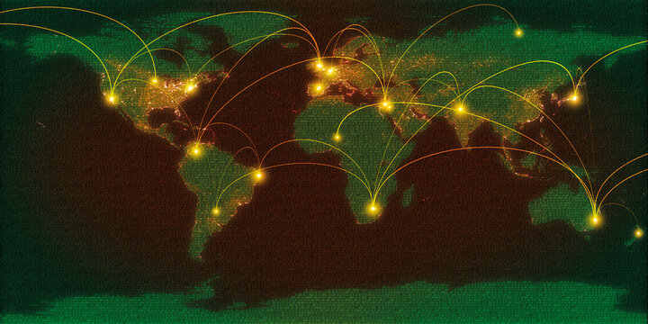 Communications hub, conceptual illustration