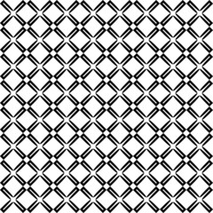 Geometric shapes from points. Digital ornament. Border. Halftone. Seamless pattern. Textile. Ethnic boho ornament. Vector illustration for web design or print. - 475490904