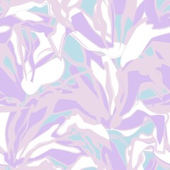 Floral Brush strokes Seamless Pattern Background