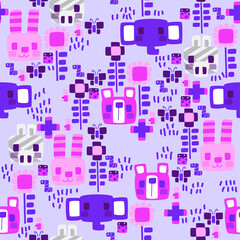 Background of colorful cute 